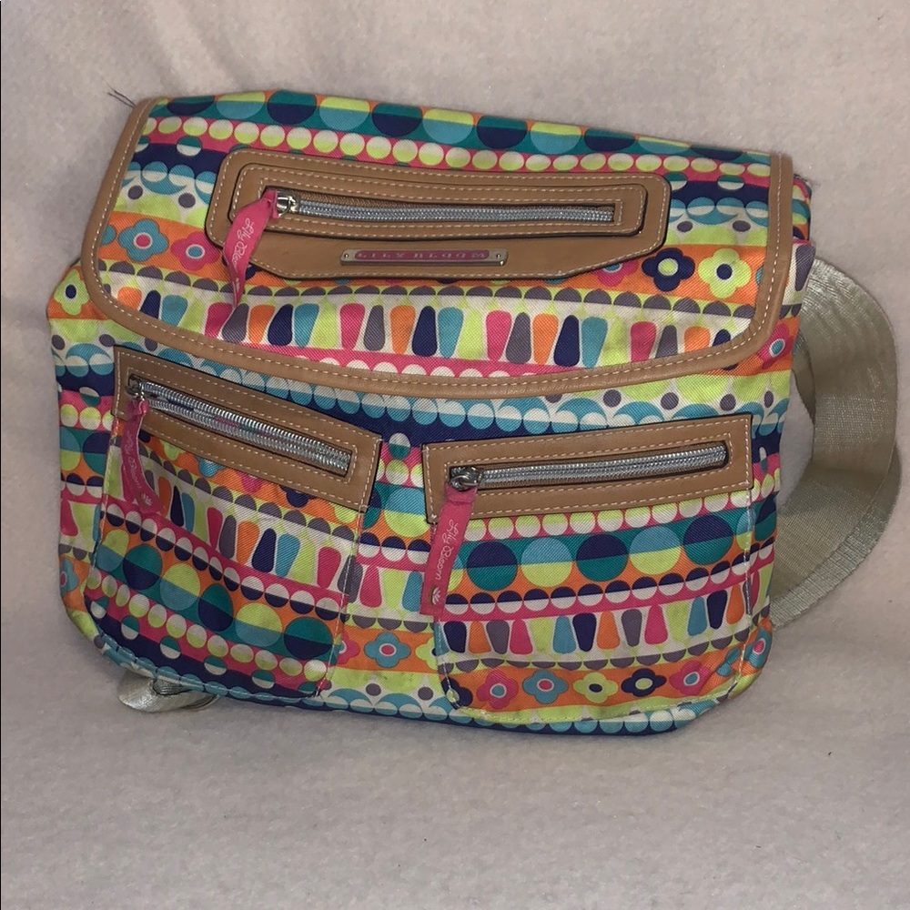 Lily Bloom Floral Bag Purse backpack style